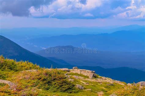 Mountain Scenery From Mount Washington Stock Photo Image Of Overview