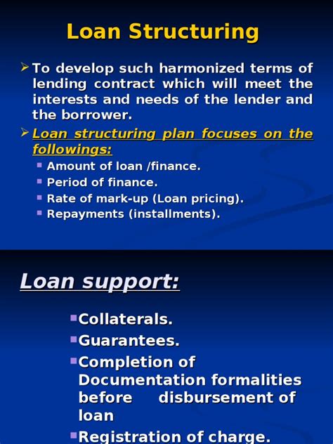 14 Loan Structuring Mortgage Law Loans Free 30 Day Trial Scribd