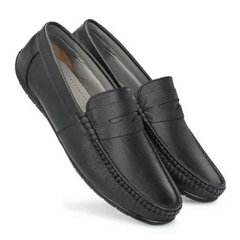 Black Men Loafer Leather Shoes at Rs 449/pair in Bengaluru | ID ...