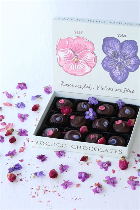 British Rose and Violet Chocolate Creams | Kathleen Phipps