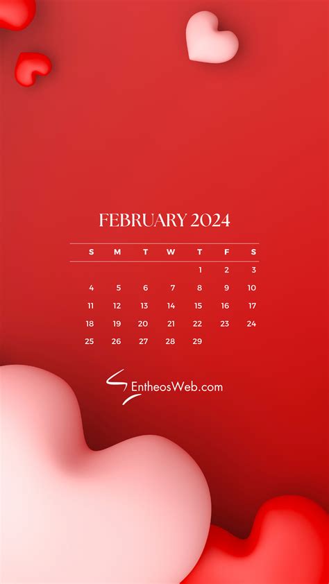 February 2024 Calendar Phone Wallpaper Entheosweb