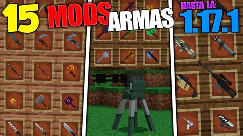 🔥top 15 Mejores Mods De Armas Para Minecraft 1 17 1 1 12 2🔥espadas