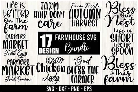 Farmhouse SVG Bundle Graphic By Momenulhossian577 Creative Fabrica