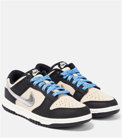 Nike Dunk Low leather sneakers - ShopStyle