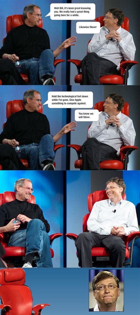 [Image - 182729] | Steve Jobs vs. Bill Gates | Know Your Meme