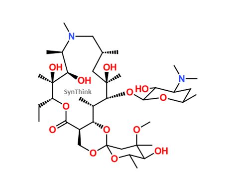 CAS 612534 95 9 Azithromycin EP Impurity K SynThink