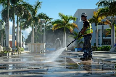 Lavado A Presión Con Hidrolavadoras Mejorando La Higiene En áreas Públicas