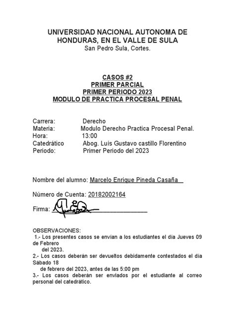 Casos Practicos 2 Modulos Procesal Penal Pdf Derecho Penal Robo