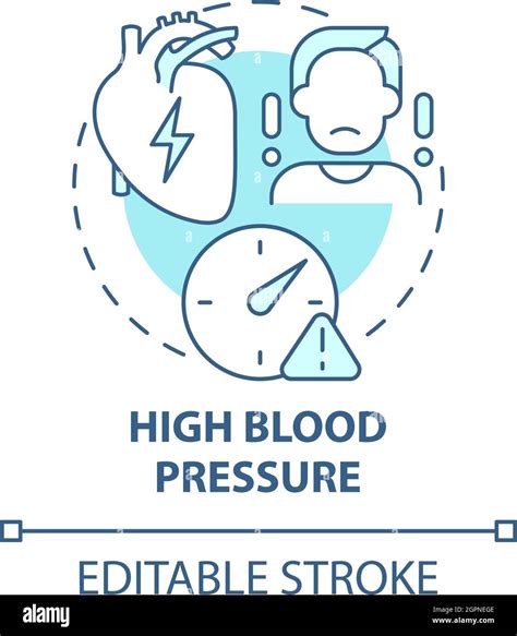 High Blood Pressure Drawing Stock Vector Images Alamy