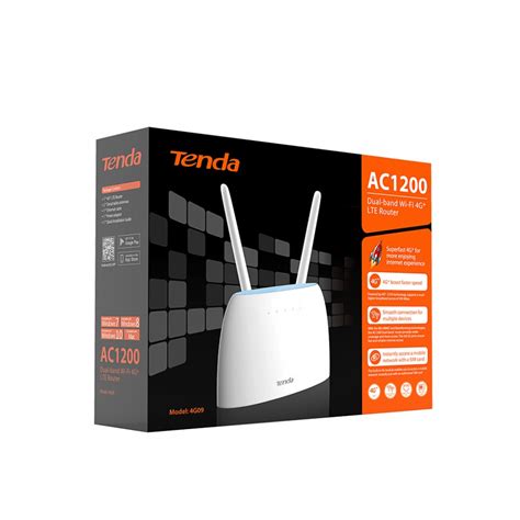 Tenda 4G09 Wi Fi AC1200 4G LTE Router Tenda