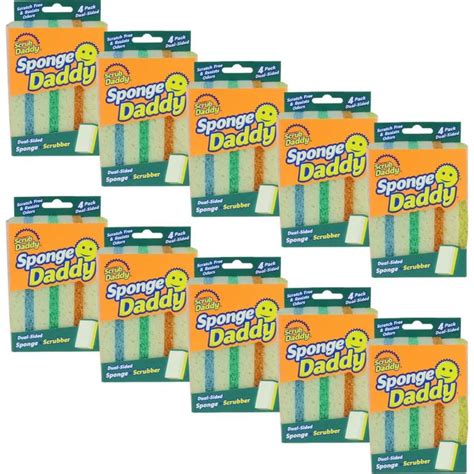 Scrub Daddy Sponge Daddy 10 X 4 Pack Woolworths