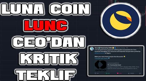 Luna Co N Lunc Y En Ceo Kr T K Tekl F Lunc Son Dak Ka Lunc Luna