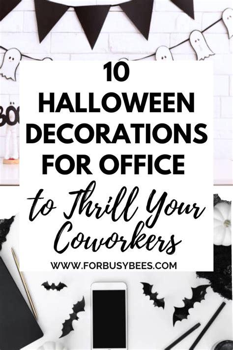 10 Halloween Desk Decor Ideas | Halloween office, Diy halloween office ...