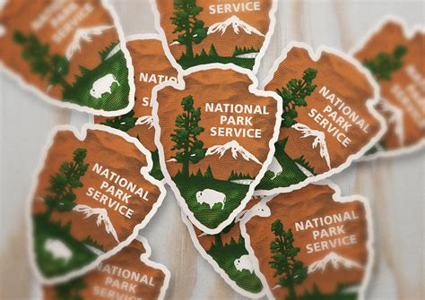 National Park Service Logo Sticker Us National Parks Decal Etsy