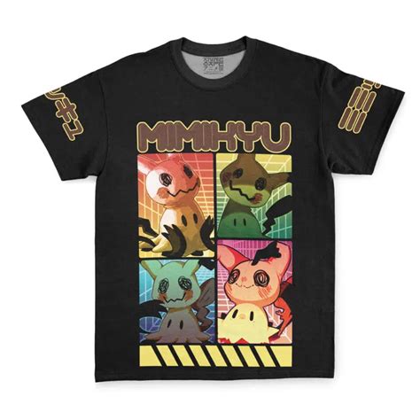 Mimikyu Pokemon Streetwear T Shirt Anime Ape