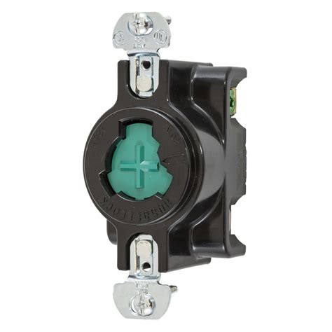 Locking Devices Hubbellock Industrial Flush Receptacle 20A 125V 2