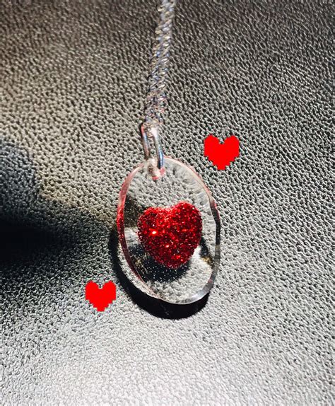 Undertale Heart Necklace Undertale Soul Undertale Soul Etsy