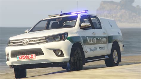 Toyota Hilux 2019 Israeli Border Police Add On Template ELS