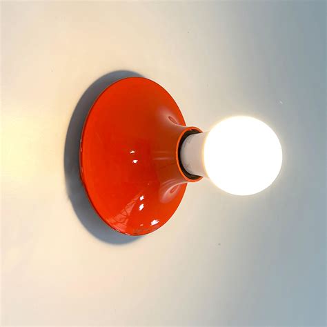 Orange Teti Wall Lamp By Vico Magistretti For Artemide S For Sale