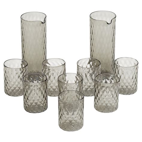 Americana Drinking Glass Set by Laguna B for Cabana, Set of Eight For