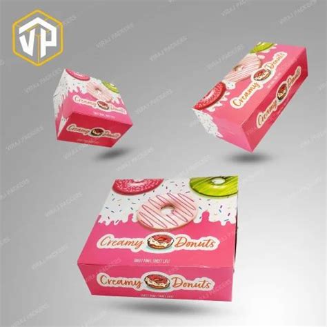 Donuts Packaging Boxes One Or Three Or Six Pieces Donuts Packaging