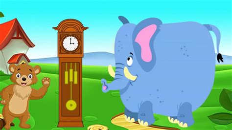 Hickory Dickory Dock The Elefant Went Up The Clock Nursery Rhymes Goku