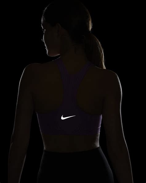 Nike Swoosh Phoenix Womens Medium Support Padded High Neck Sports Bra Nike Il