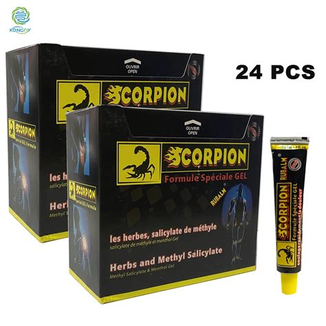 24Pcs Scorpion Ointment Pain Relief 30g Tube Knee Back Muscle Ache