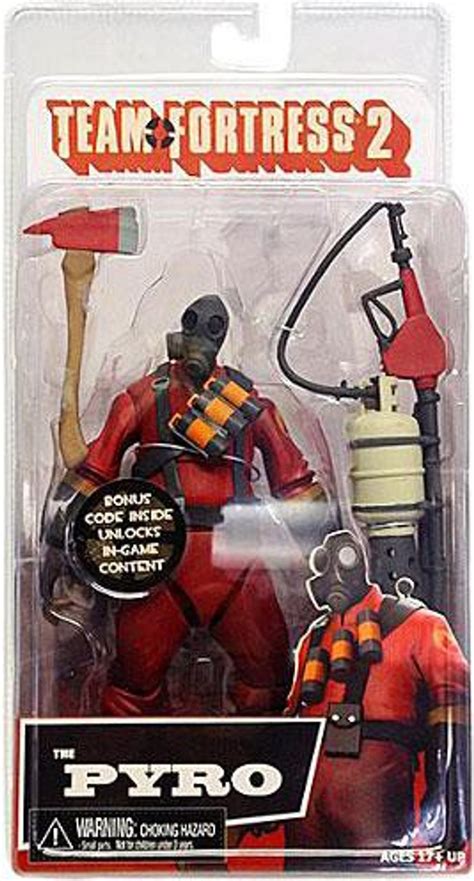 NECA Team Fortress 2 RED Series 1 The Pyro Action Figure - ToyWiz