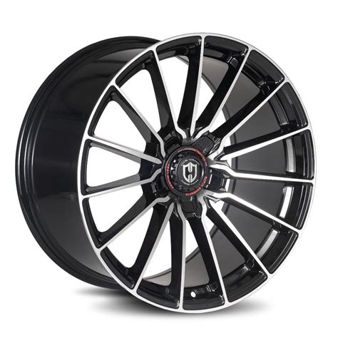 Pacific Wheel Distributors Reno Nevada C50 Gloss Black Machined