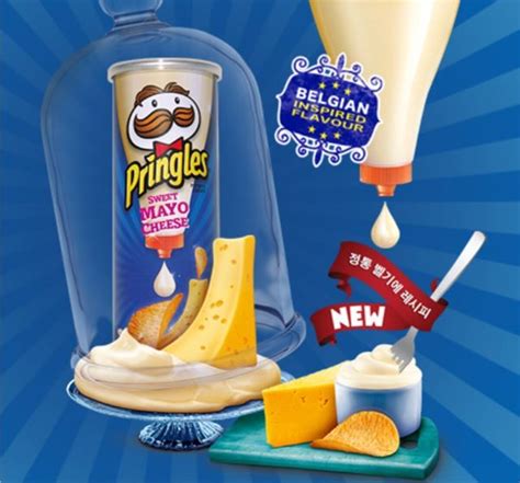 Pringles Sweet Mayo Cheese Potato Snack Pringles Sweet Mayonnaise 110g