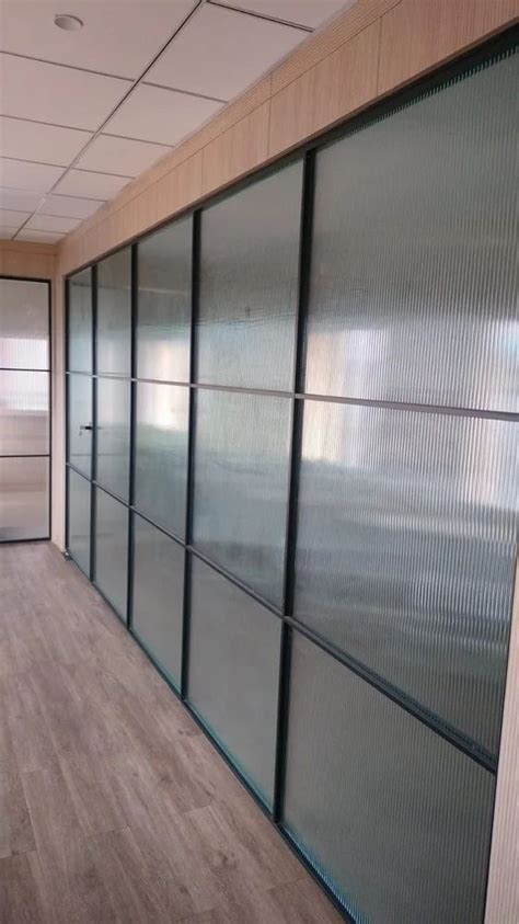 Slim Profile Glass Partition At Rs 800 Sq Ft Modular Glass Partition