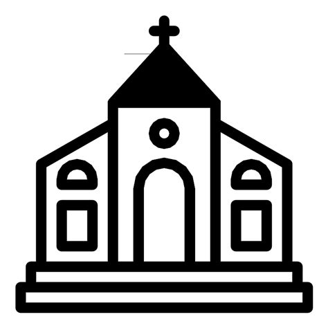 Building Christian Church Vector SVG Icon SVG Repo