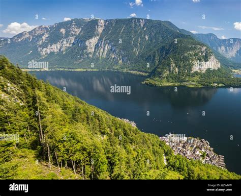 Hallstatt, town, lake Stock Photo - Alamy