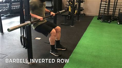 Barbell Inverted Row Youtube