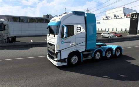 HAUT VOLVO FH 2012 MAERSK 1 0 1 45 ETS2 ETS2 ATS Mod