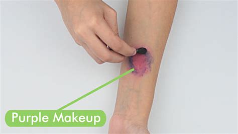 How To Make A Fake Bruise Without Makeup Saubhaya Makeup