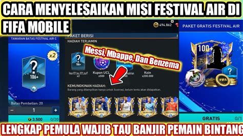 Cara Menyelesaikan Misi Festival Air Di Fifa Mobile Youtube