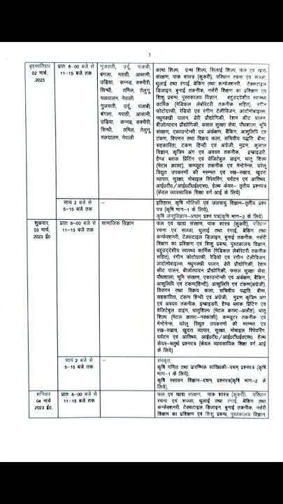 आ गई Date Sheet Up Board Class 10th And 12th Date Sheet Released