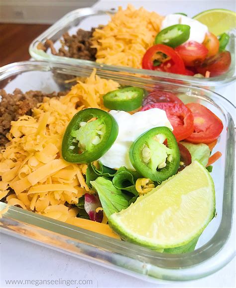 Keto Taco Salad Easy Keto Ground Beef Recipe Megan Rose Wellness