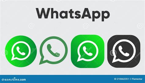 Green WhatsApp Button with Phone and Bubble Chat Icon. Editorial Photo - Illustration of message ...