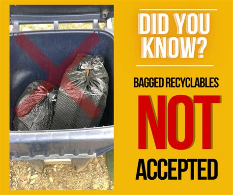 Do Not Bag Your Recyclables City Of Denton Solid Waste And Recycling