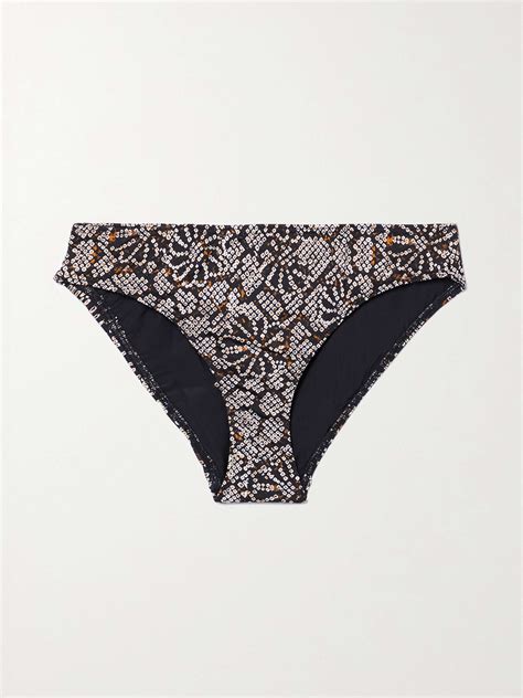 Ulla Johnson Dani Printed Bikini Briefs Net A Porter