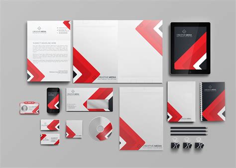 Free Corporate Identity PSD Mockup