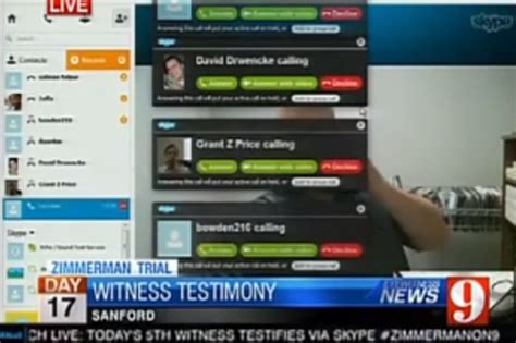 George Zimmerman Trial Briefly Halted After Court Skype Account