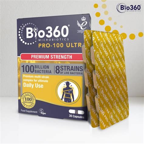 Bio360 Pro 100 Ultra Capsules From Natures Aid Ocado