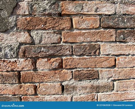 Ancient Bricks Wall Stock Photo Image Of Rough Construction