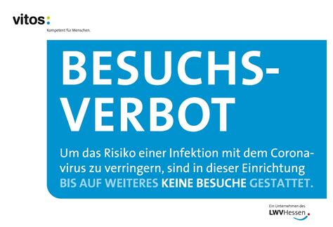 Coronabedingtes Besuchsverbot Am Vitos Klinikum Gie En Marburg