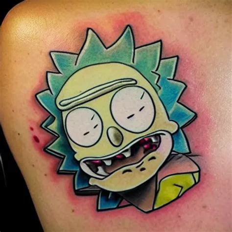 Rick And Morty Tattoo Stable Diffusion