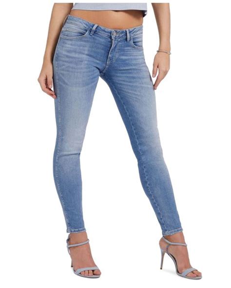 Guess Denim Curve Skinny Jeans In Blue Lyst